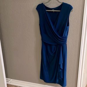 Chaps blue dress L
